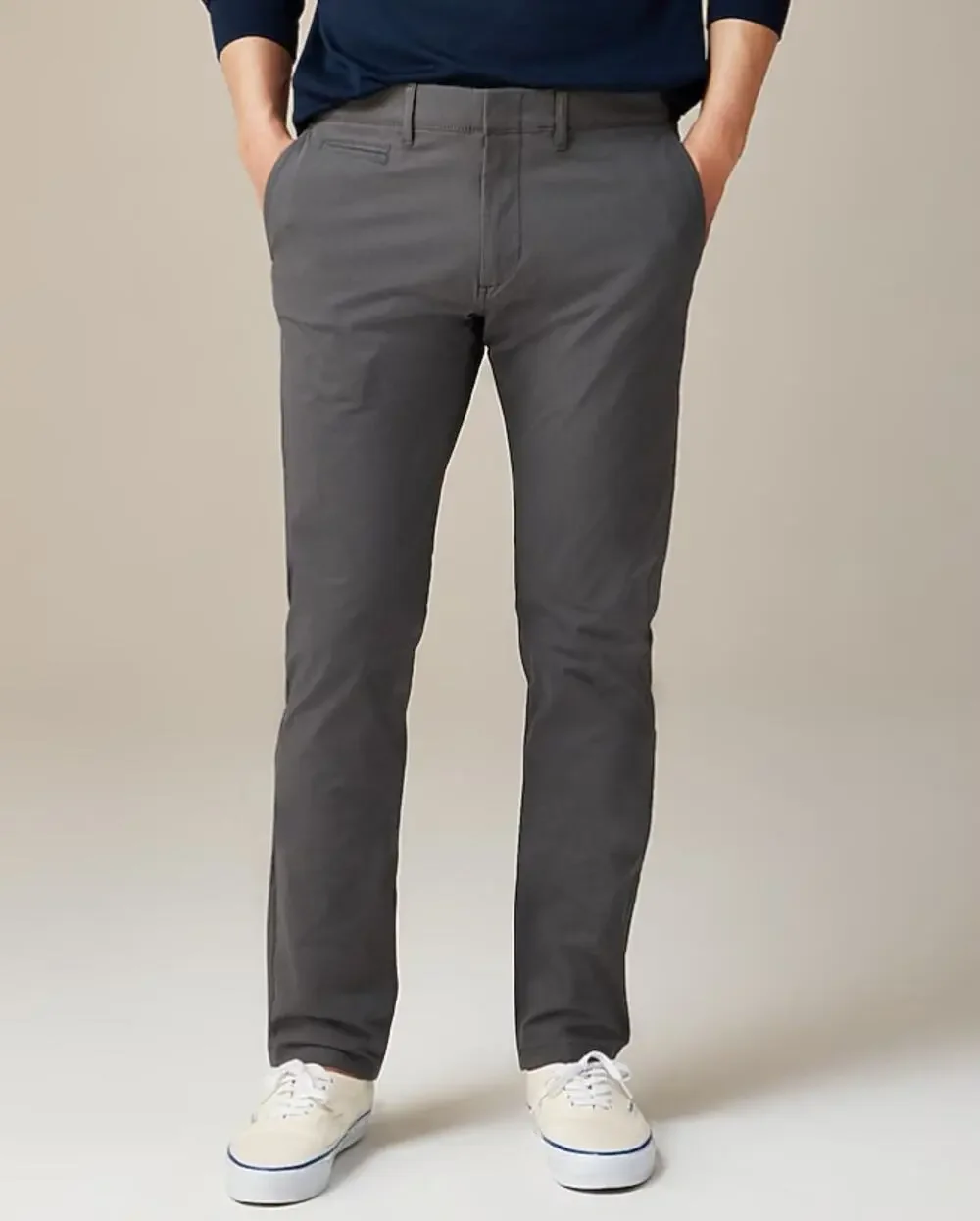 J.Crew 484 Slim Tech Pants Mens 31x32 Gray Stretch Performance Tapered Leg Chino